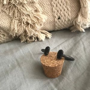 Elton bracelet in black drusy